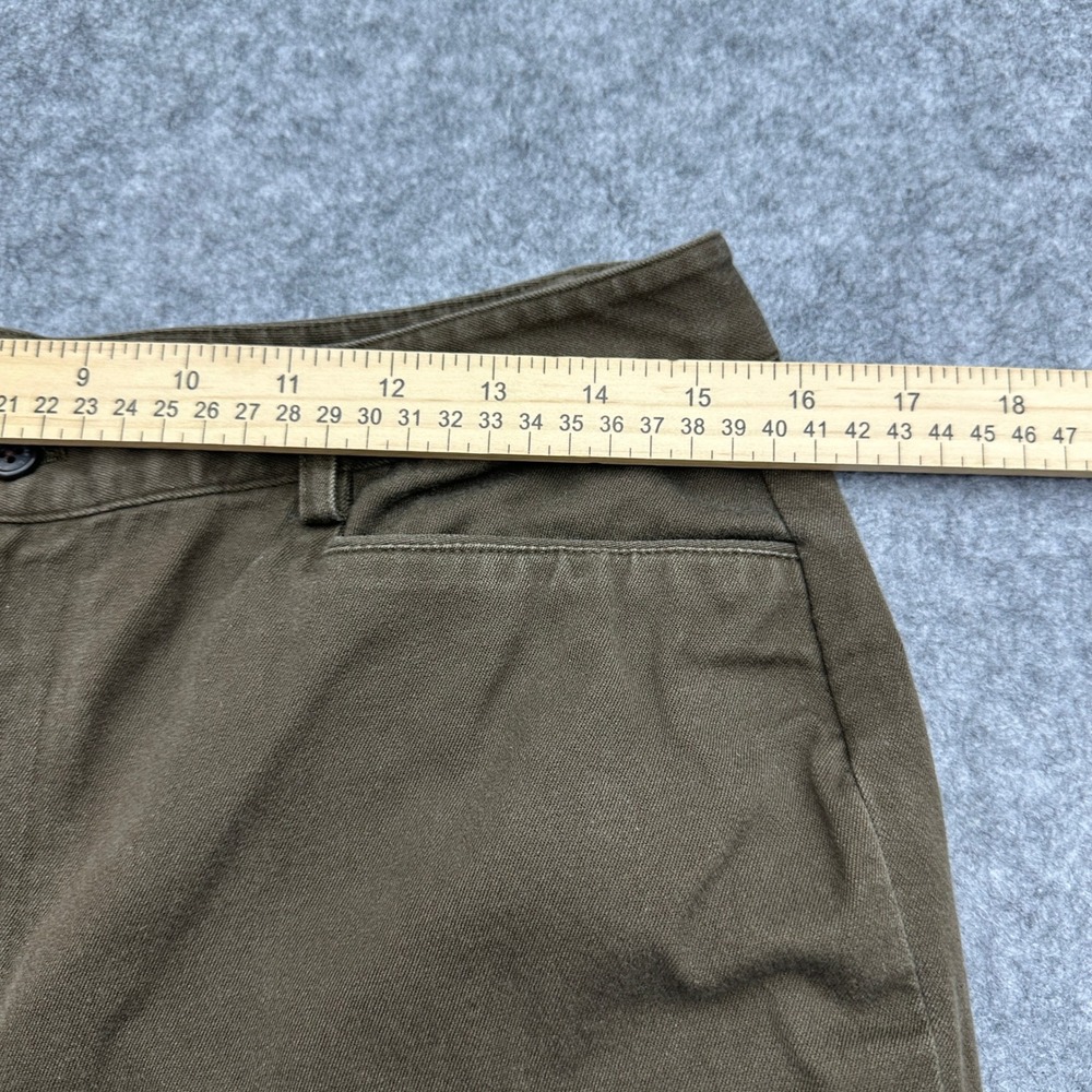 Lauren Ralph Lauren Womens 8 Brown Straight Leg Stretch Cotton Trousers Office - Picture 6 of 11